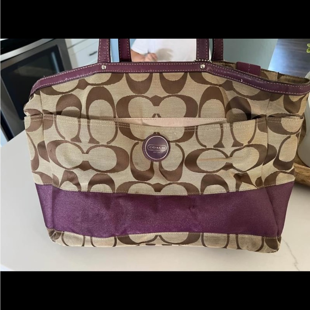 COACH diaper bag